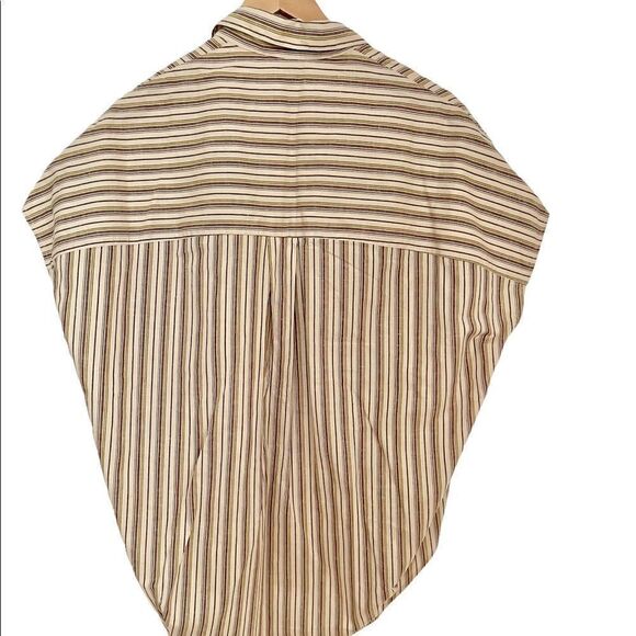 French Connection Oversized Stripe Popover Sleeveless Shirt, NWT - Picture 7 of 11